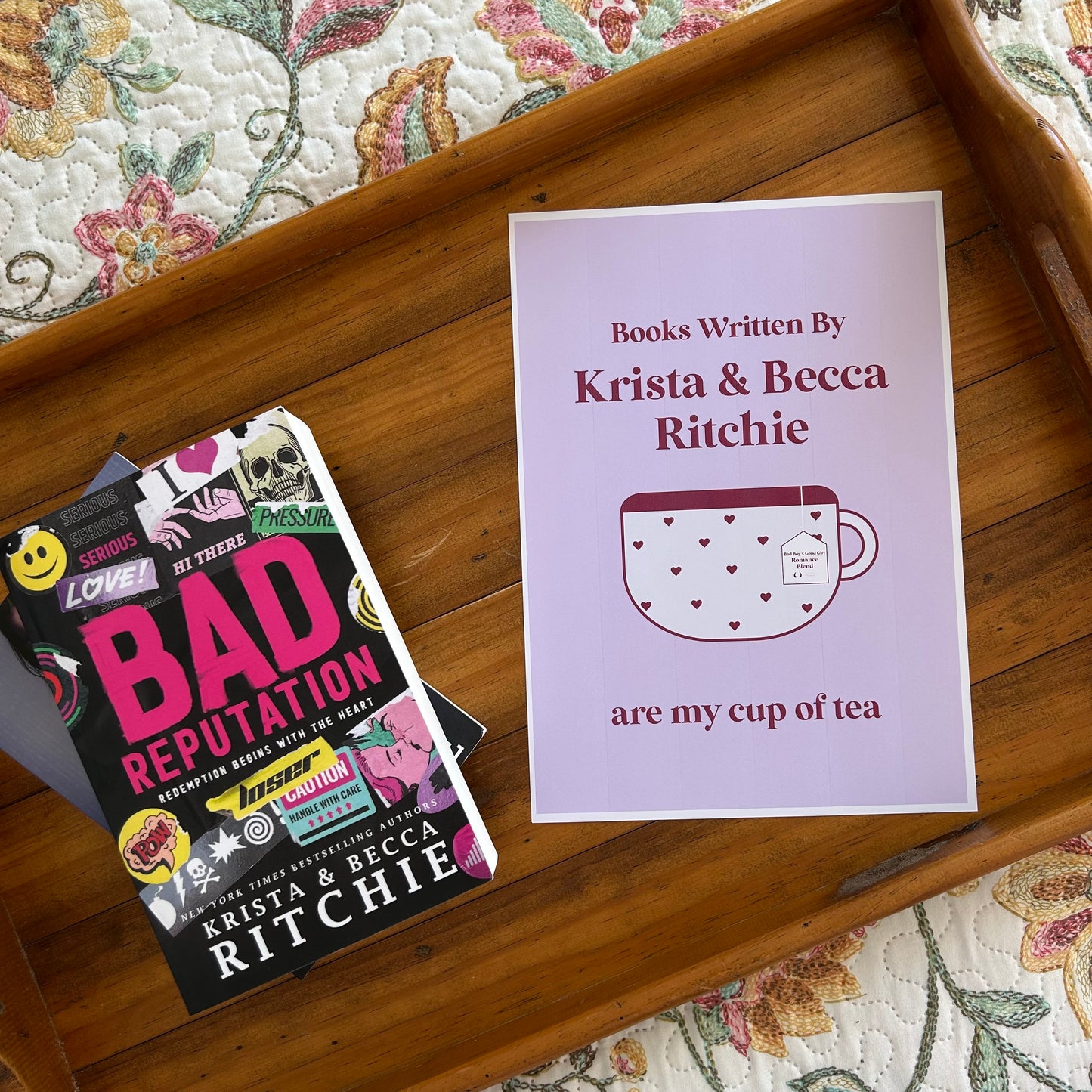 Krista & Becca Ritchie Books are My Cup of Tea | Willow & Garrison's version